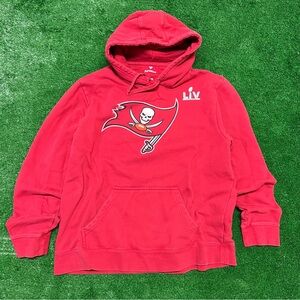 Fanatics Tom Brady 12 Tampa Bay Buccaneers XL Super Bowl 54 LIV Hoodie